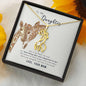Daughter Love Giraffe Necklace