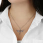 Mom's Battle Dragonfly Necklace