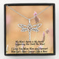 Mom's Battle Dragonfly Necklace