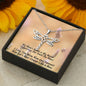 Mom's Battle Dragonfly Necklace