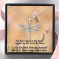 Mom's Battle Dragonfly Necklace