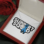 Colon Cancer Support Love Knot Necklace