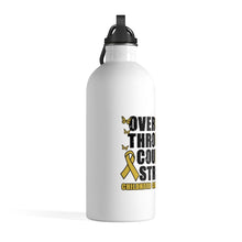 Load image into Gallery viewer, Overcome Childhood Cancer Steel Bottle