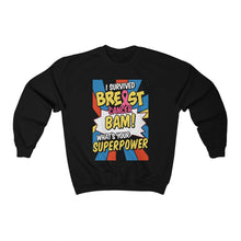 Load image into Gallery viewer, Survived Breast Cancer Sweater