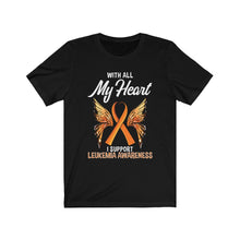 Load image into Gallery viewer, Leukemia My Heart T-shirt
