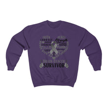 Load image into Gallery viewer, Brain Cancer Survivor Sweater