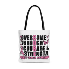 Load image into Gallery viewer, Cure Breast Cancer Tote Bag