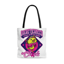 Load image into Gallery viewer, Breast Cancer Chick Tote Bag