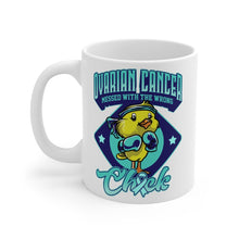 Load image into Gallery viewer, Ovarian Cancer Chick Mug