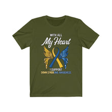 Load image into Gallery viewer, Down Syndrome My Heart T-shirt