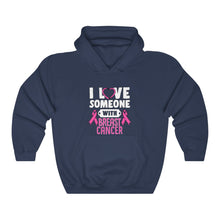 Load image into Gallery viewer, Breast Cancer Love Hoodie