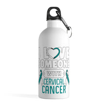 Load image into Gallery viewer, Cervical Cancer Love Steel Bottle