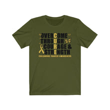 Load image into Gallery viewer, Overcome Childhood Cancer Tee