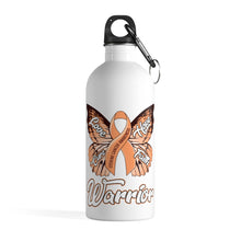 Load image into Gallery viewer, Uterine Cancer Warrior Steel Bottle