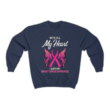 Load image into Gallery viewer, Breast Cancer My Heart Sweater