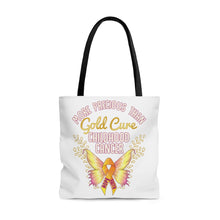 Load image into Gallery viewer, Cure Childhood Cancer Tote Bag