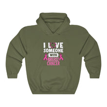 Load image into Gallery viewer, Breast Cancer Love Hoodie