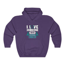 Load image into Gallery viewer, Ovarian Cancer Love Hoodie