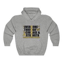 Load image into Gallery viewer, Overcome Childhood Cancer Hoodie