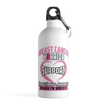Load image into Gallery viewer, Breast Cancer Support Steel Bottle