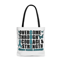 Load image into Gallery viewer, Cure Ovarian Cancer Tote Bag