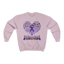 Load image into Gallery viewer, Pancreatic Cancer Survivor Sweater