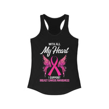 Load image into Gallery viewer, Breast Cancer My Heart Tank Top