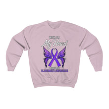 Load image into Gallery viewer, Alzheimer's My Heart Sweater