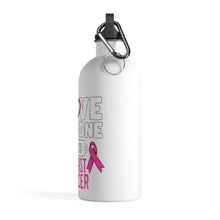 Load image into Gallery viewer, Breast Cancer Love Steel Bottle