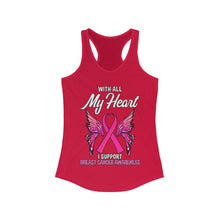 Load image into Gallery viewer, Breast Cancer My Heart Tank Top