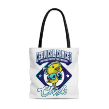 Load image into Gallery viewer, Cervical Cancer Chick Tote Bag