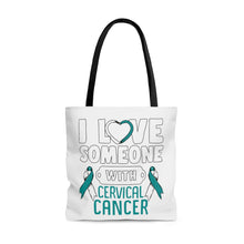 Load image into Gallery viewer, Cervical Cancer Love Tote Bag