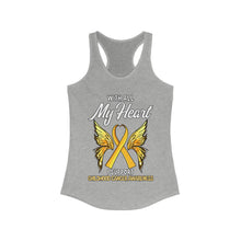 Load image into Gallery viewer, Childhood Cancer My Heart Tank Top