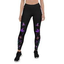 Load image into Gallery viewer, Thyroid Cancer Awareness Simple Legging