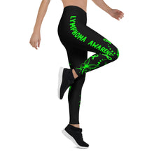 Load image into Gallery viewer, Lymphoma Awareness Legging