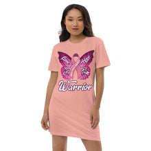 Load image into Gallery viewer, Breast Cancer Warrior Organic Dress