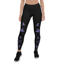 Load image into Gallery viewer, Hodgkin's Lymphoma Awareness Legging