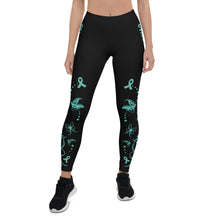 Load image into Gallery viewer, Ovarian Cancer Awareness Legging