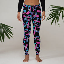 Load image into Gallery viewer, Thyroid Cancer Awareness Legging