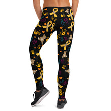 Load image into Gallery viewer, Childhood Cancer Awareness Legging