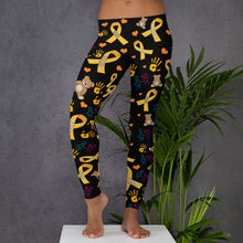 Load image into Gallery viewer, Childhood Cancer Awareness Legging