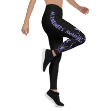 Load image into Gallery viewer, Alzheimer's Awareness Legging