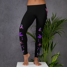 Load image into Gallery viewer, Thyroid Cancer Awareness Simple Legging