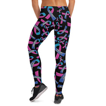 Load image into Gallery viewer, Thyroid Cancer Awareness Legging
