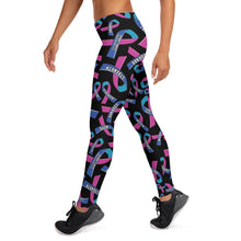 Load image into Gallery viewer, Thyroid Cancer Awareness Legging