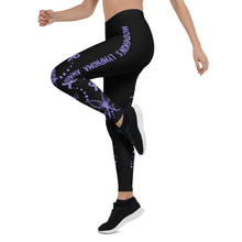 Load image into Gallery viewer, Hodgkin's Lymphoma Awareness Legging