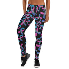 Load image into Gallery viewer, Thyroid Cancer Awareness Legging