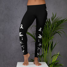 Load image into Gallery viewer, Lung Cancer Awareness Legging