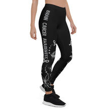 Load image into Gallery viewer, Brain Cancer Awareness Legging