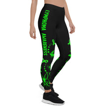 Load image into Gallery viewer, Lymphoma Awareness Legging
